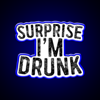 Surprise Im Drunk Beer Bar Decor Led Neon Sign Rgb Color - LED neon sign view 5