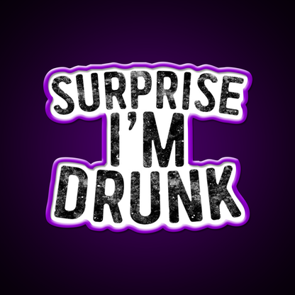 Surprise Im Drunk Beer Bar Decor Led Neon Sign Rgb Color - LED neon sign view 9