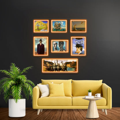 Surreal Art Wall Artwork Neon Signs Pack Wall Artwork Neon Signs