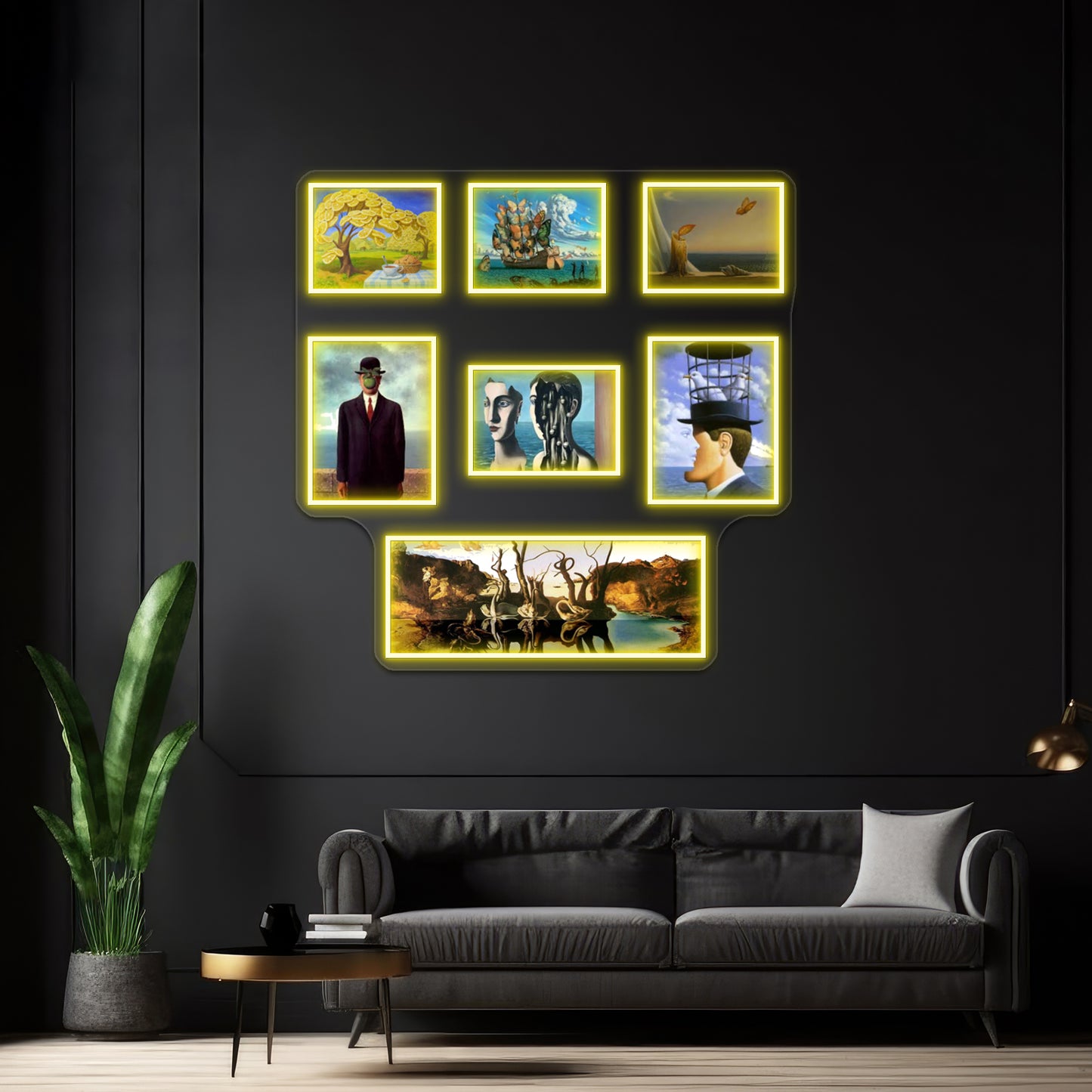 Surreal Art Wall Artwork Neon Signs Pack Wall Artwork Neon Signs