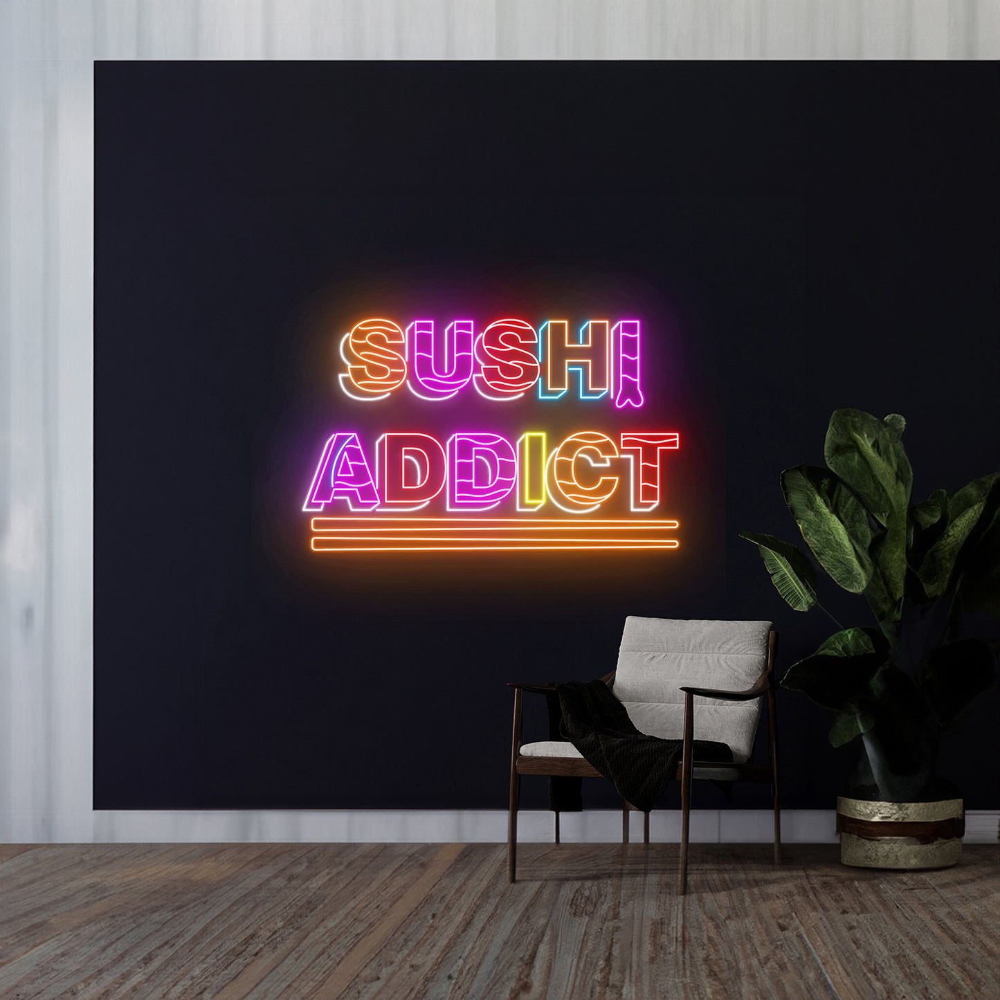 Sushi Addict Neon Sign