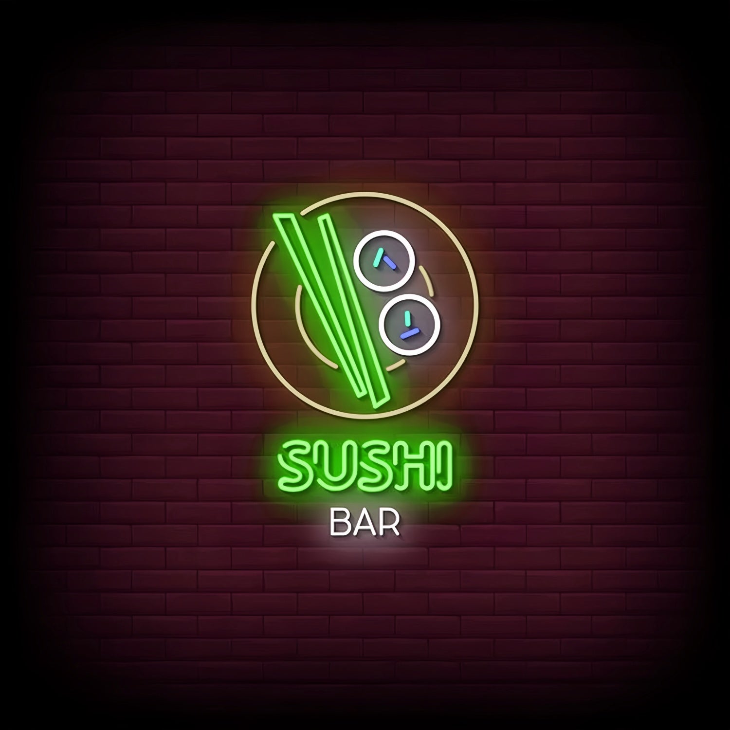 Sushi Bar Add A Touch Of Neon Sushi To Your Space | Shineneon