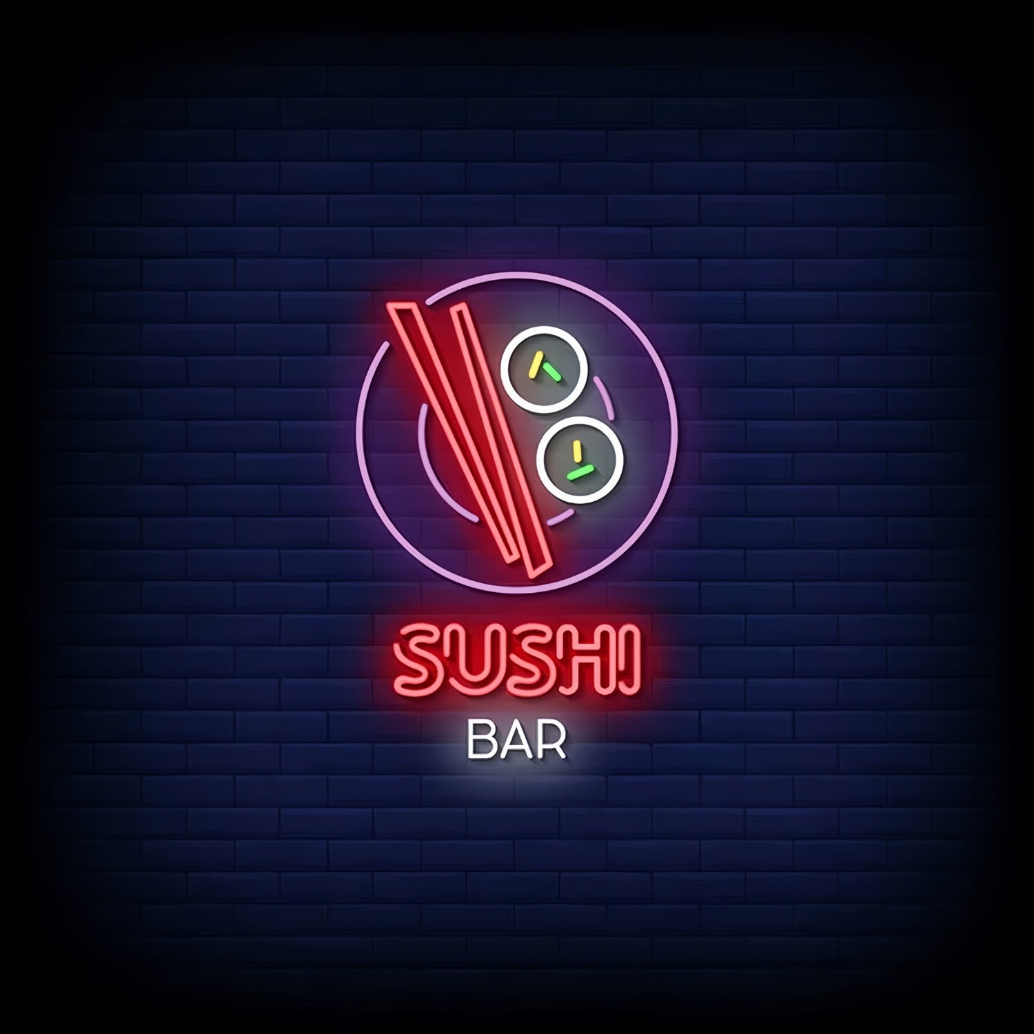 Sushi Bar Add A Touch Of Neon Sushi To Your Space | Shineneon