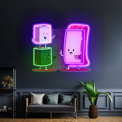 Sushi Characters Led Neon Sign Light Custom Led Signs - Shineneon