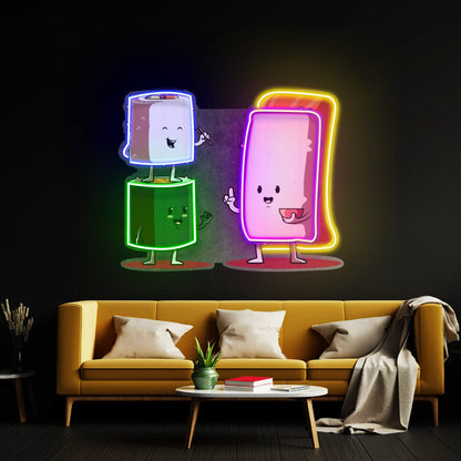 Sushi Characters Led Neon Sign Light Custom Led Signs - Shineneon