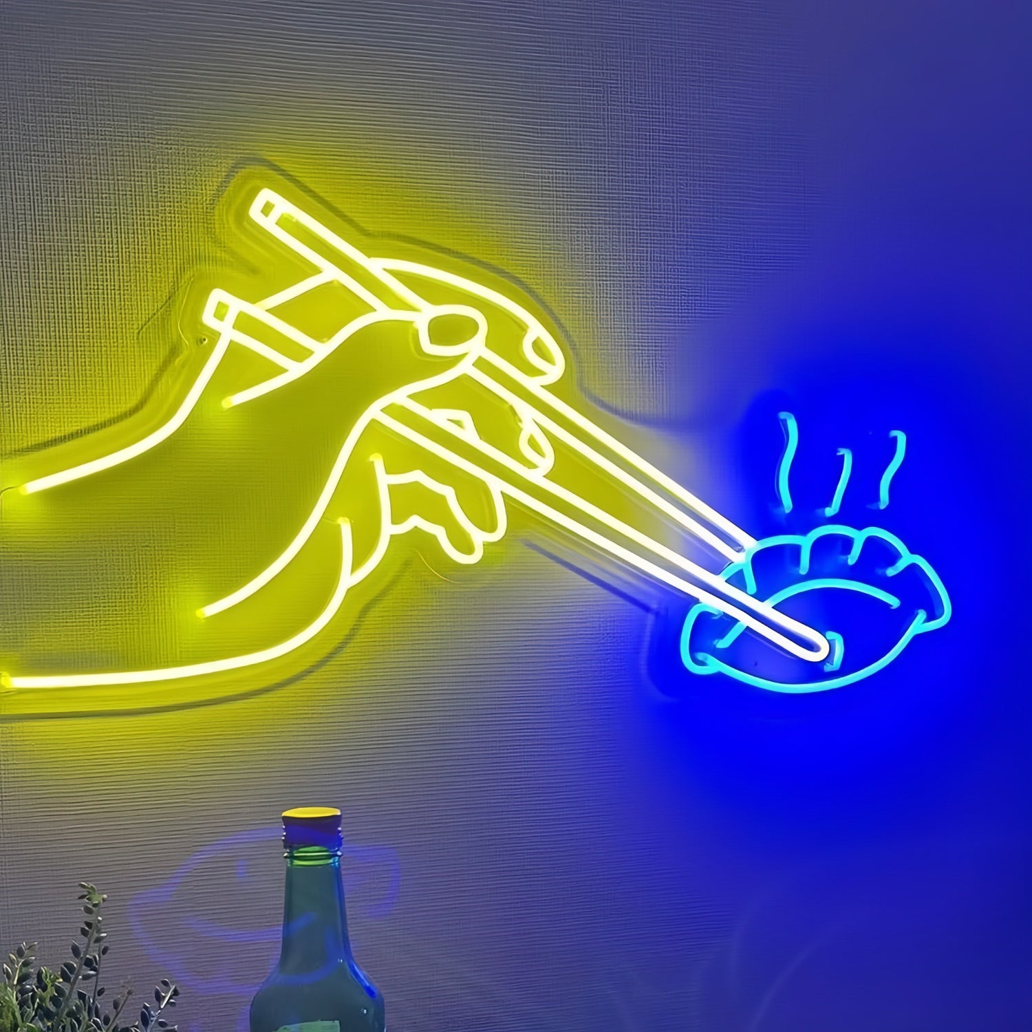 Sushi Dumpling Chopsticks Illuminate Your Space With Neon Flavor | Shineneon