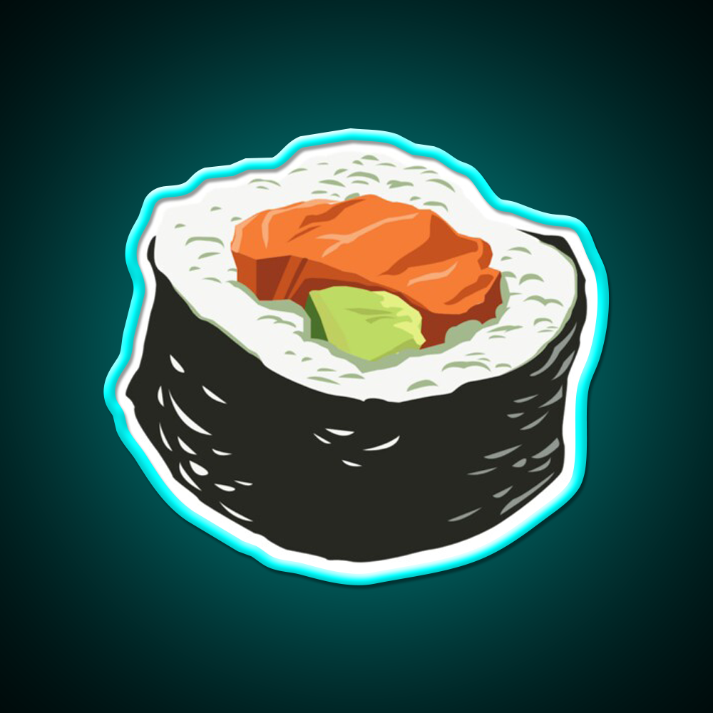 Sushi Fast Food Led Neon Sign For Burger Place Rgb Color