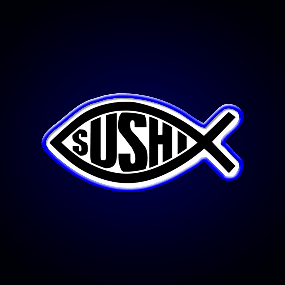 Sushi Fish Snack Food Led Neon Sign Rgb Color - Shineneon