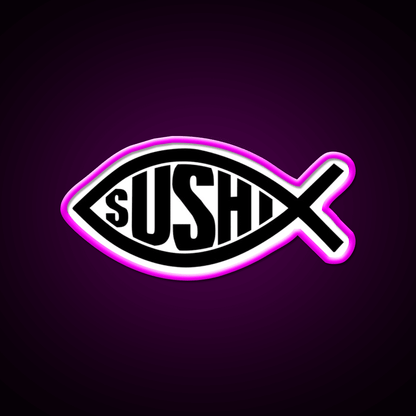 Sushi Fish Snack Food Led Neon Sign Rgb Color - Shineneon