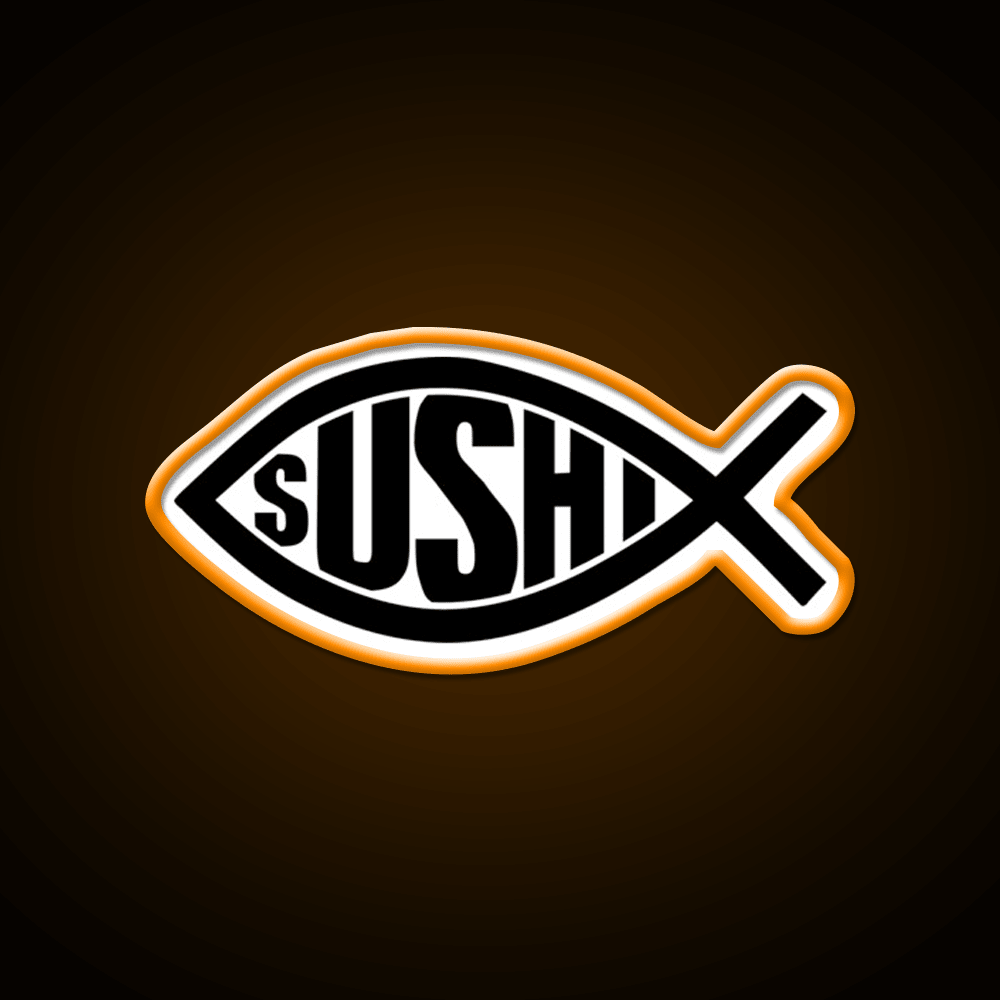 Sushi Fish Snack Food Led Neon Sign Rgb Color - Shineneon