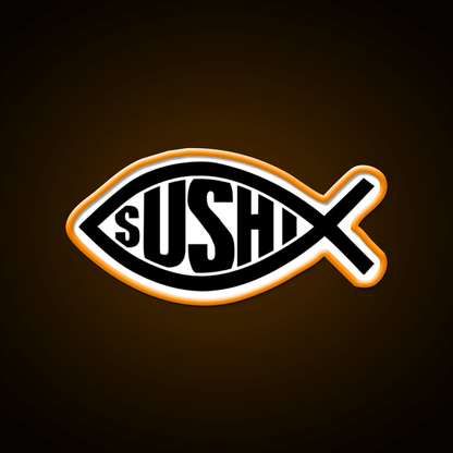 Sushi Fish Snack Food Led Neon Sign Rgb Color - Shineneon