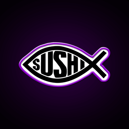Sushi Fish Snack Food Led Neon Sign Rgb Color - Shineneon