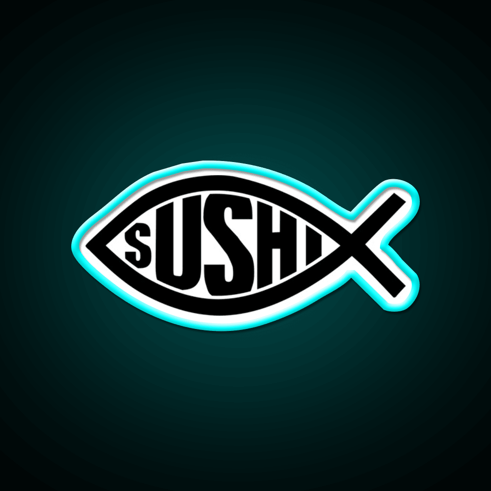Sushi Fish Snack Food Led Neon Sign Rgb Color - Shineneon