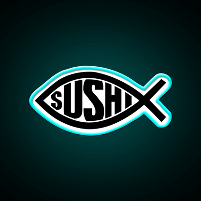 Sushi Fish Snack Food Led Neon Sign Rgb Color - Shineneon