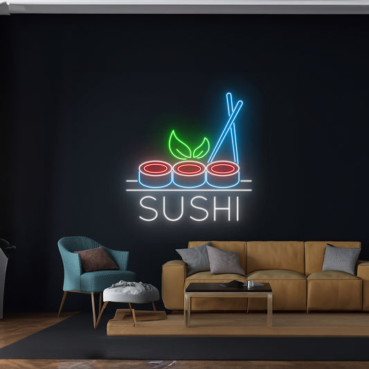 Sushi Food Neon Sign