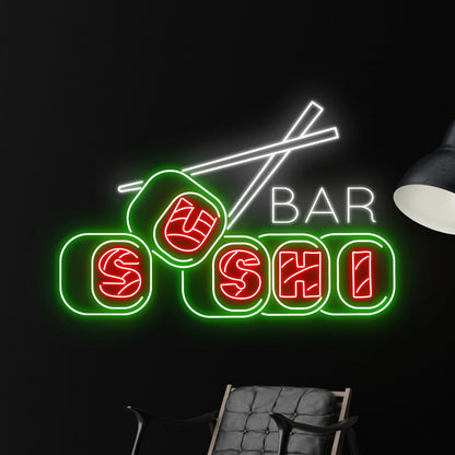 Sushi Hanging Led Neon Sign Light Sushi Store Wall Deco | Shineneon