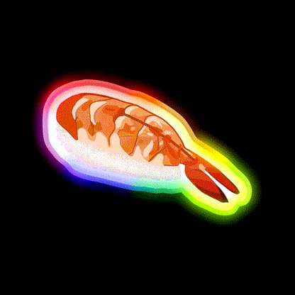 Sushi Led Neon Sign Chinese Food Restaurant Wall Art Rgb Color