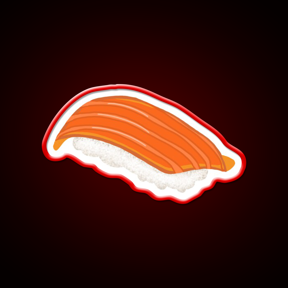 Sushi Led Neon Sign Chinese Food Wall Art Rgb Color