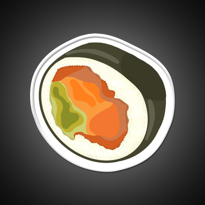 Sushi Led Neon Sign Chinese Food Wall Decor Rgb Color