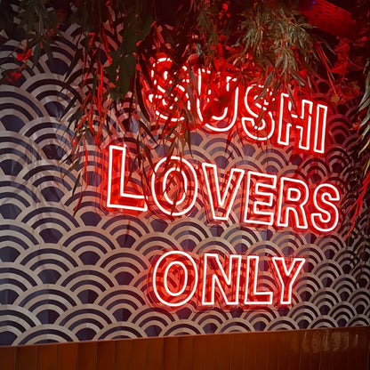 Sushi Lovers Only Light Up Your Space With Neon Sushi | Shineneon