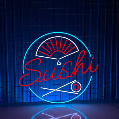 Sushi Neon Led Sign Sashimi Japanese Logo Deco Sushi Hanging Led Neon Sign | Shineneon
