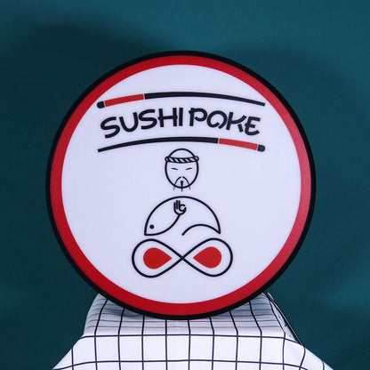 Sushi Poke Acrylic Business Logo Sign - Shineneon