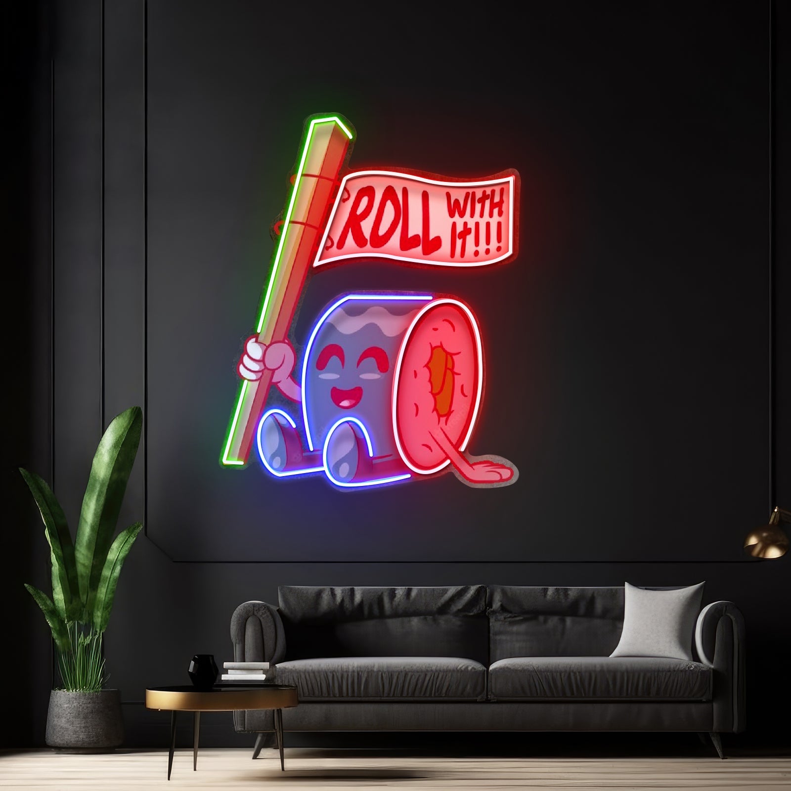 Sushi Roll Seated Led Neon Sign Light Custom Led Signs - Shineneon