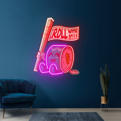 Sushi Roll Seated Led Neon Sign Light Custom Led Signs - Shineneon