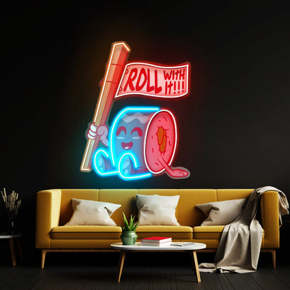 Sushi Roll Seated Led Neon Sign Light Custom Led Signs - Shineneon