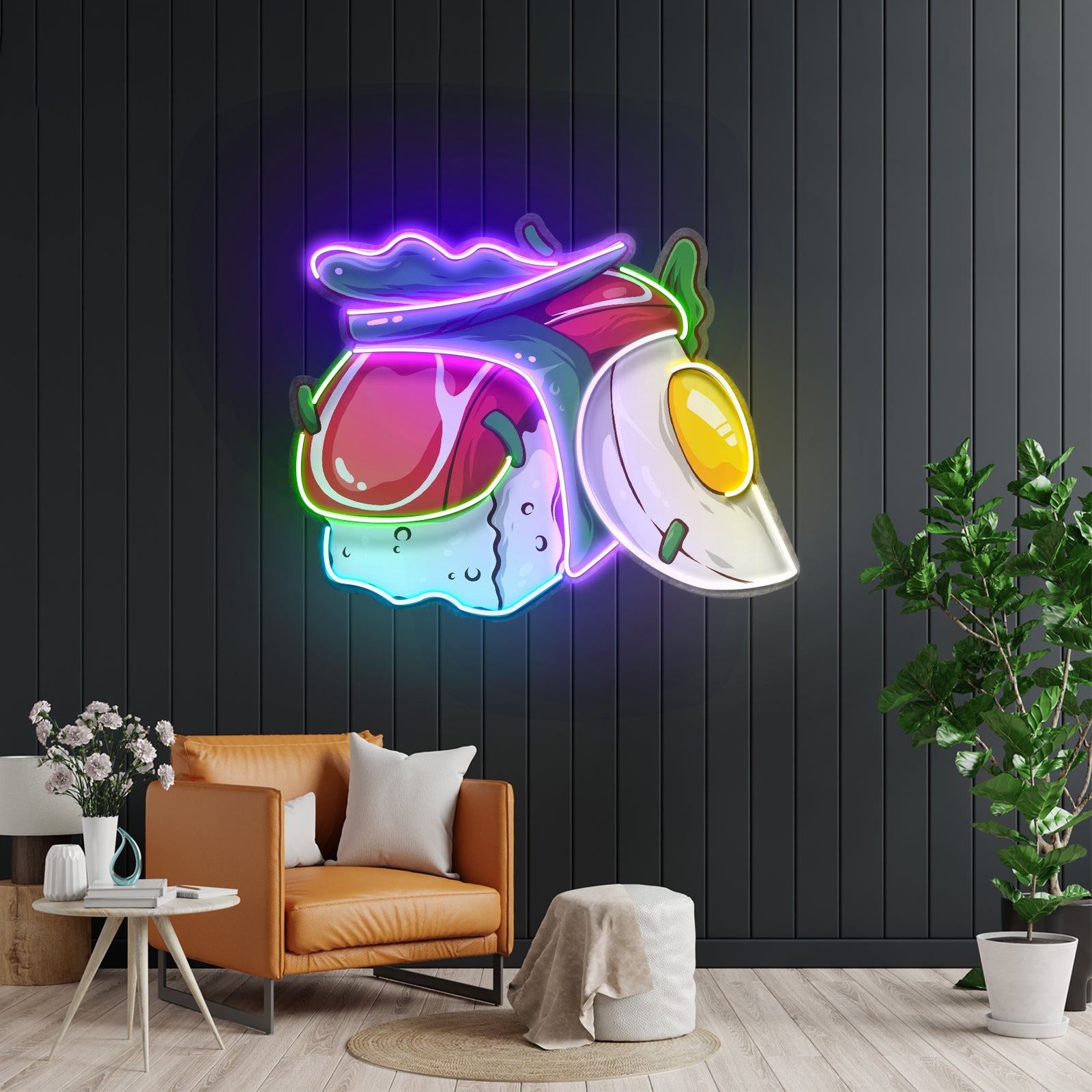 Sushi With Egg Led Neon Sign Light Custom Led Signs - Shineneon