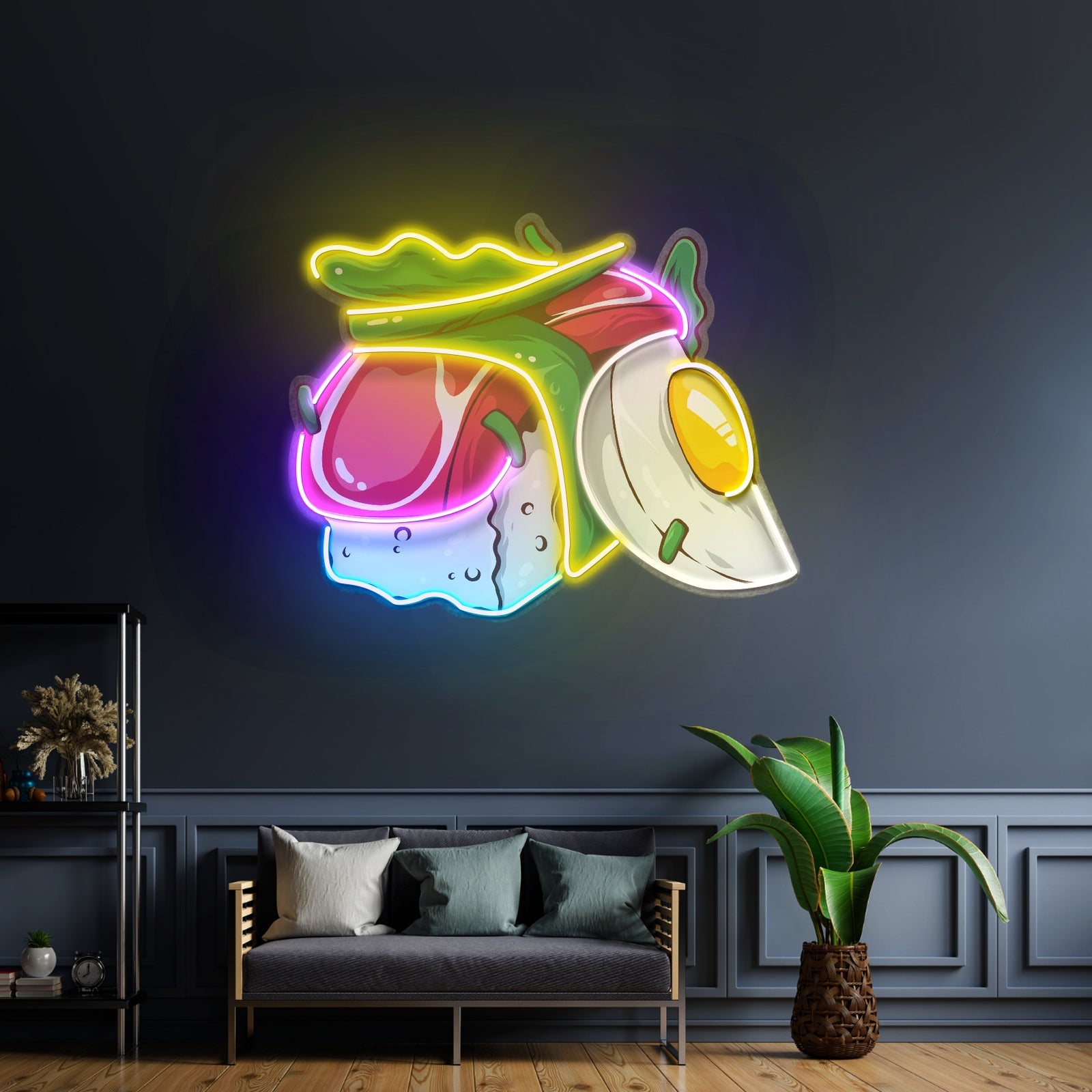 Sushi With Egg Led Neon Sign Light Custom Led Signs - Shineneon