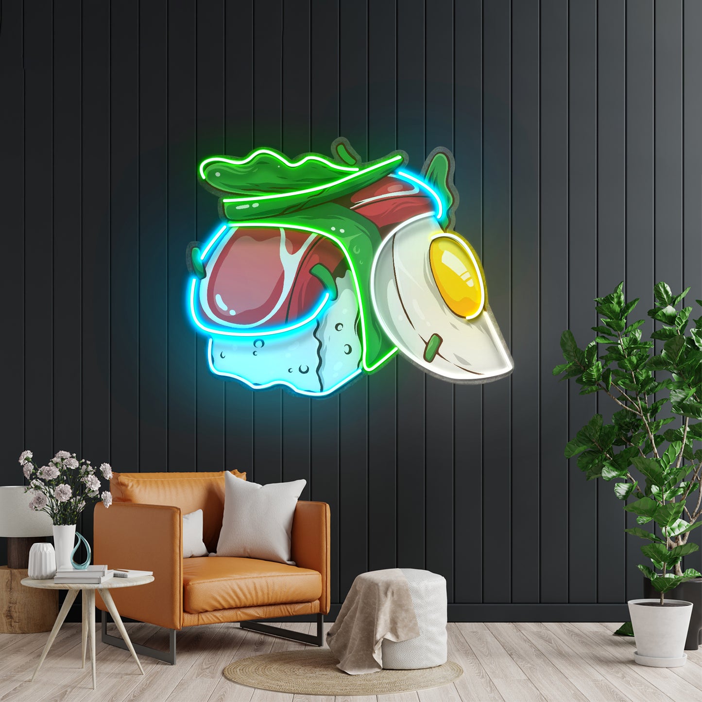 Sushi With Egg Led Neon Sign Light Custom Led Signs