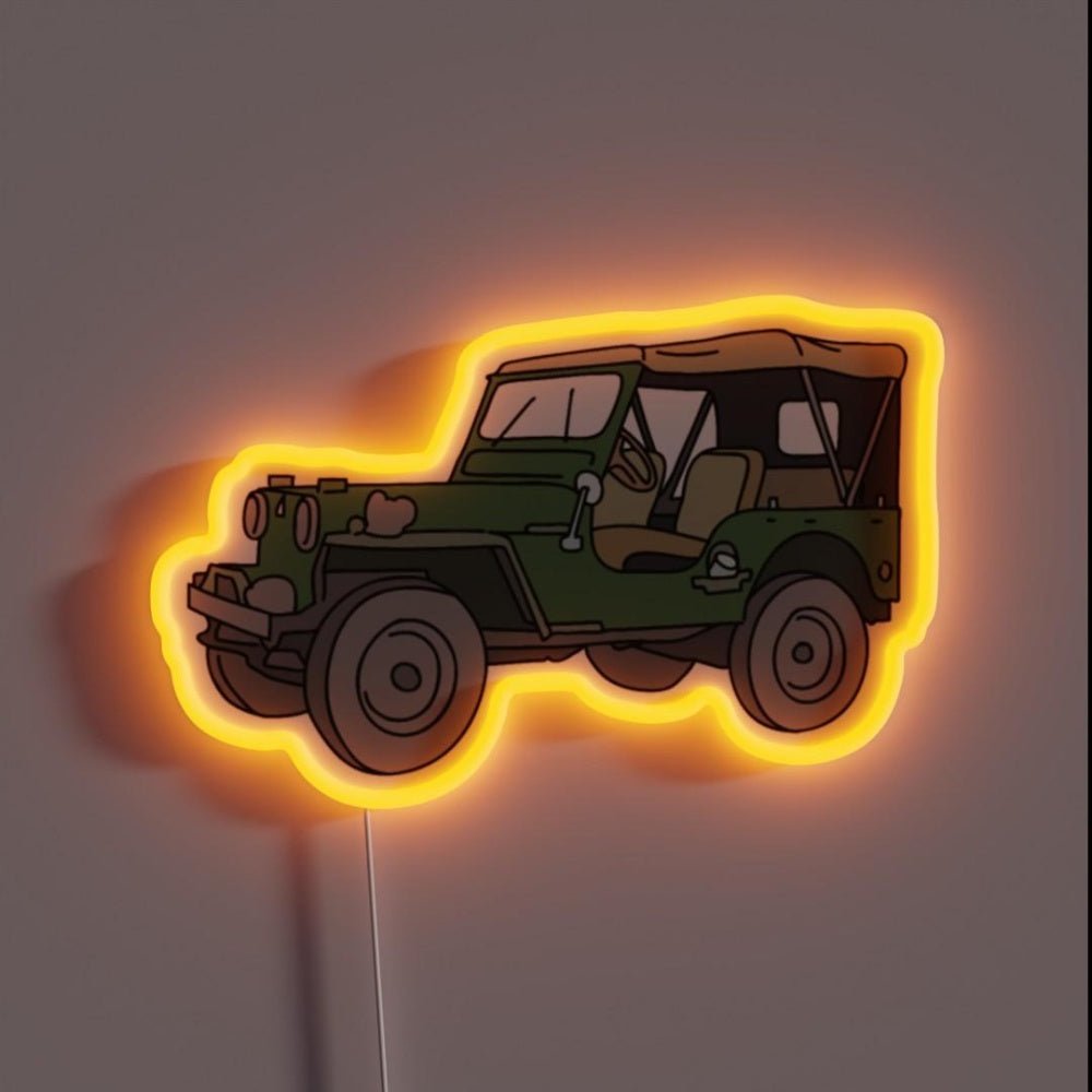 Suv All Terrain Vehicle Rgb Led Neon Sign - Shineneon