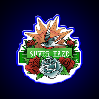 Suver Haze Hemp Inspired Green Leaf Led Neon Sign Rgb Color - LED neon sign view 5