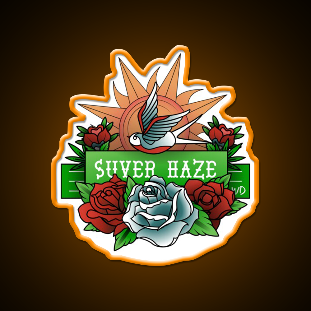 Suver Haze Hemp Inspired Green Leaf Led Neon Sign Rgb Color - LED neon sign view 6