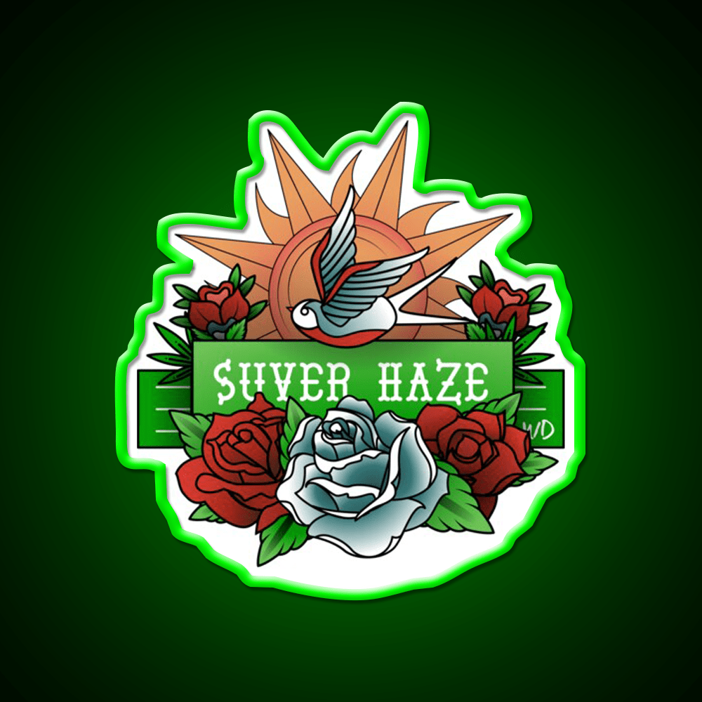 Suver Haze Hemp Inspired Green Leaf Led Neon Sign Rgb Color - Shineneon