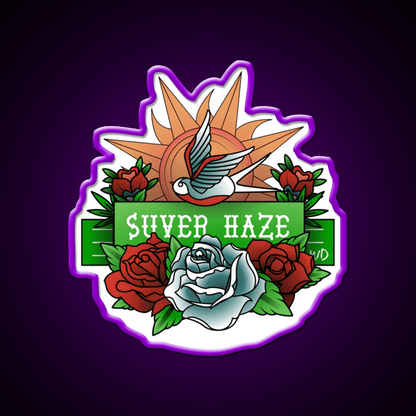 Suver Haze Hemp Inspired Green Leaf Led Neon Sign Rgb Color - Shineneon