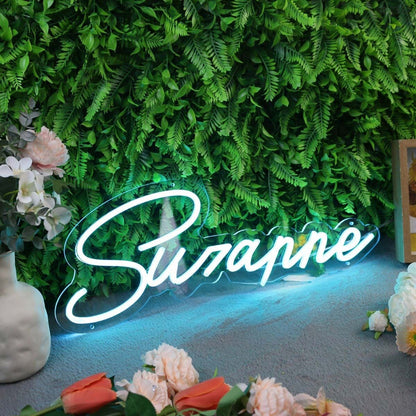 Suzanne Blue Led Neon Sign - Shineneon
