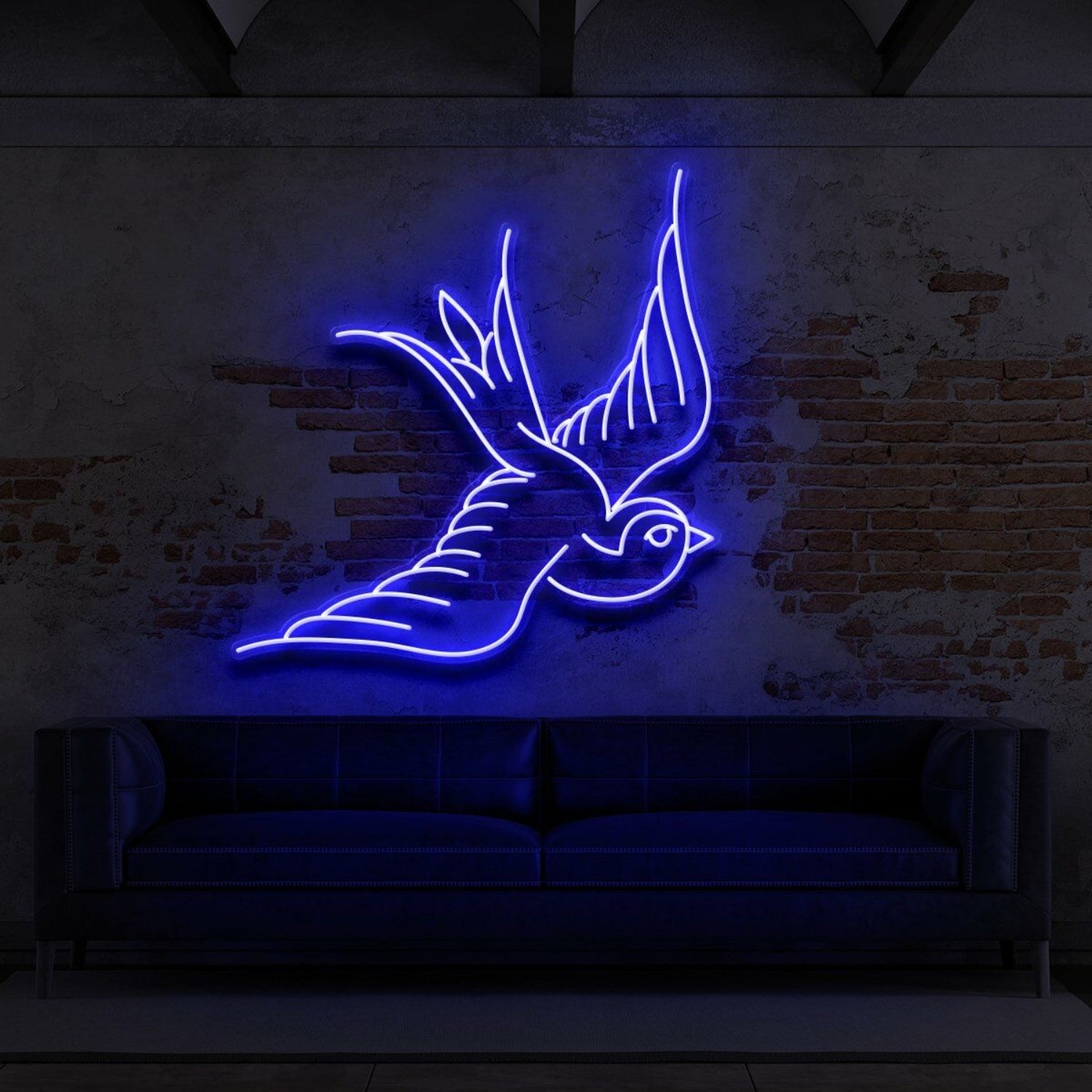 Swallow For Tattoo Studio Led Neon Sign For Edgy And Artistic Spaces | Shineneon