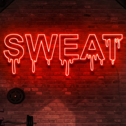 Sweat Led Neon Sign Infuse Your Space Neon Art Sign | Shineneon