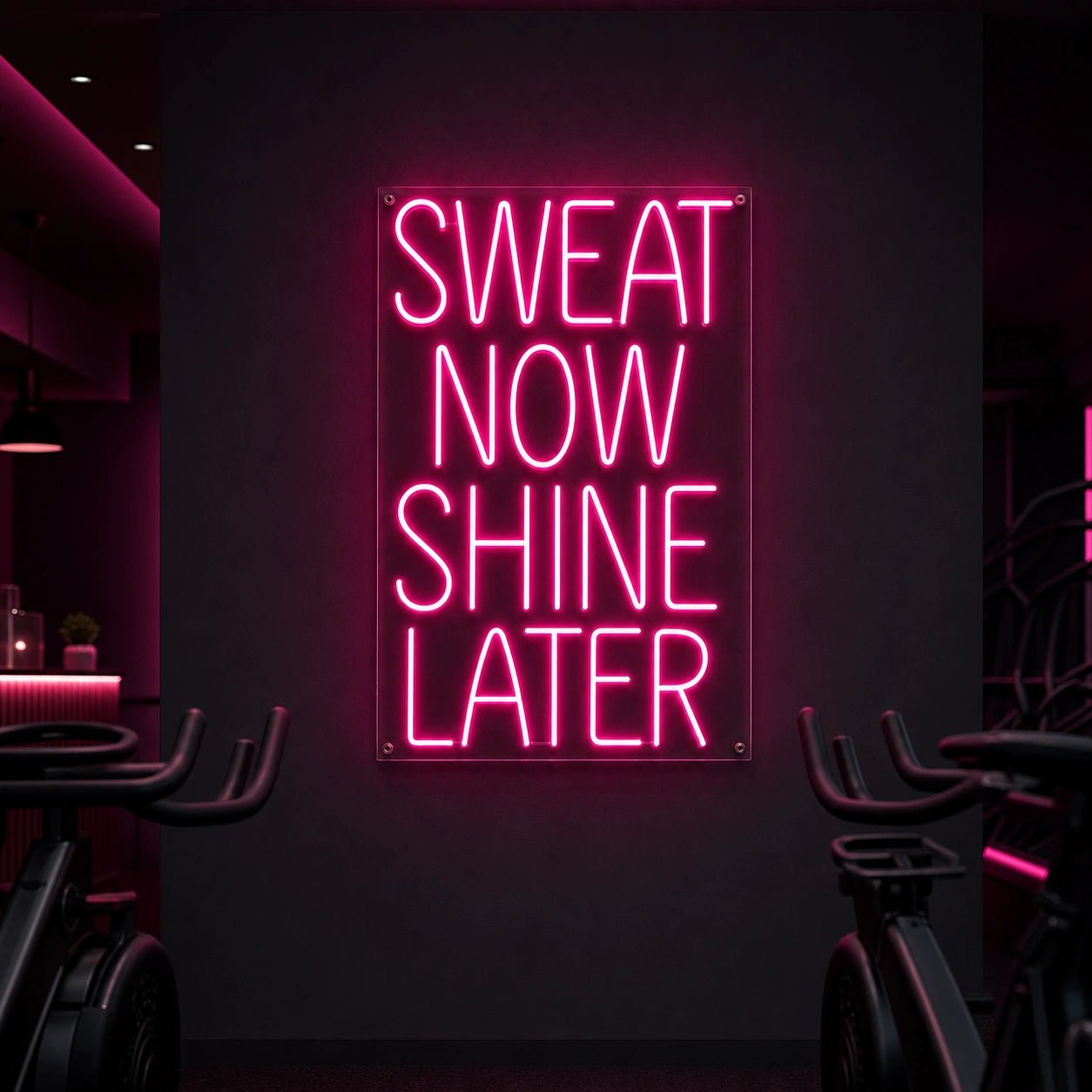Sweat Now Shine Later LED Neon Sign - Shineneon