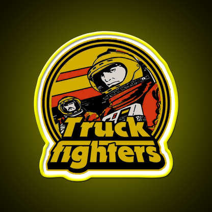 Swedish Truckfighters Stoner Rock Hemp Inspired Green Leaf Led Neon Sign Rgb Color - LED neon sign view 7