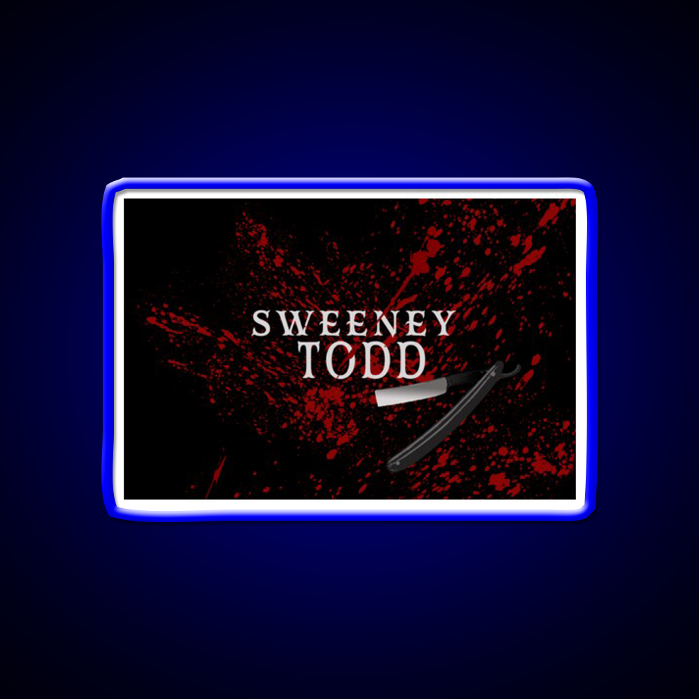 Sweeney Todd Barber Shop Haircut Led Neon Sign - LED neon sign view 5