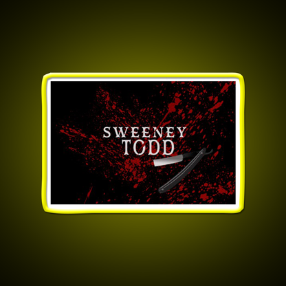 Sweeney Todd Barber Shop Haircut Led Neon Sign - LED neon sign view 7