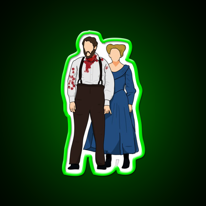 Sweeney Todd Covered In Blood And Mrs Lovett Barber Shop Led Neon Sign - LED neon sign view 8