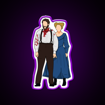Sweeney Todd Covered In Blood And Mrs Lovett Barber Shop Led Neon Sign - LED neon sign view 9