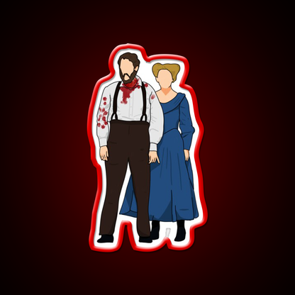 Sweeney Todd Covered In Blood And Mrs Lovett Barber Shop Led Neon Sign - LED neon sign view 10