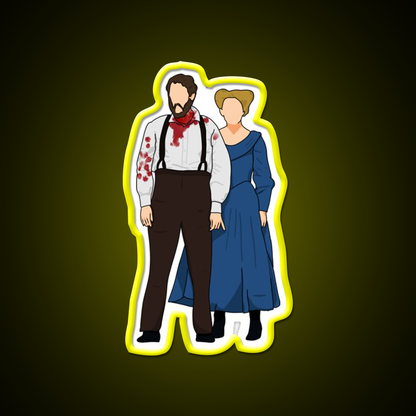 Sweeney Todd Covered In Blood And Mrs Lovett Barber Shop Led Neon Sign - LED neon sign view 7