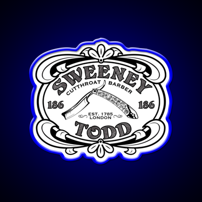 Sweeney Todd Cut Throat Barber Shop Haircut Led Neon Sign - LED neon sign view 5