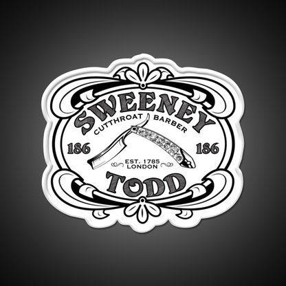 Sweeney Todd Cut Throat Barber Shop Haircut Led Neon Sign - LED neon sign view 11